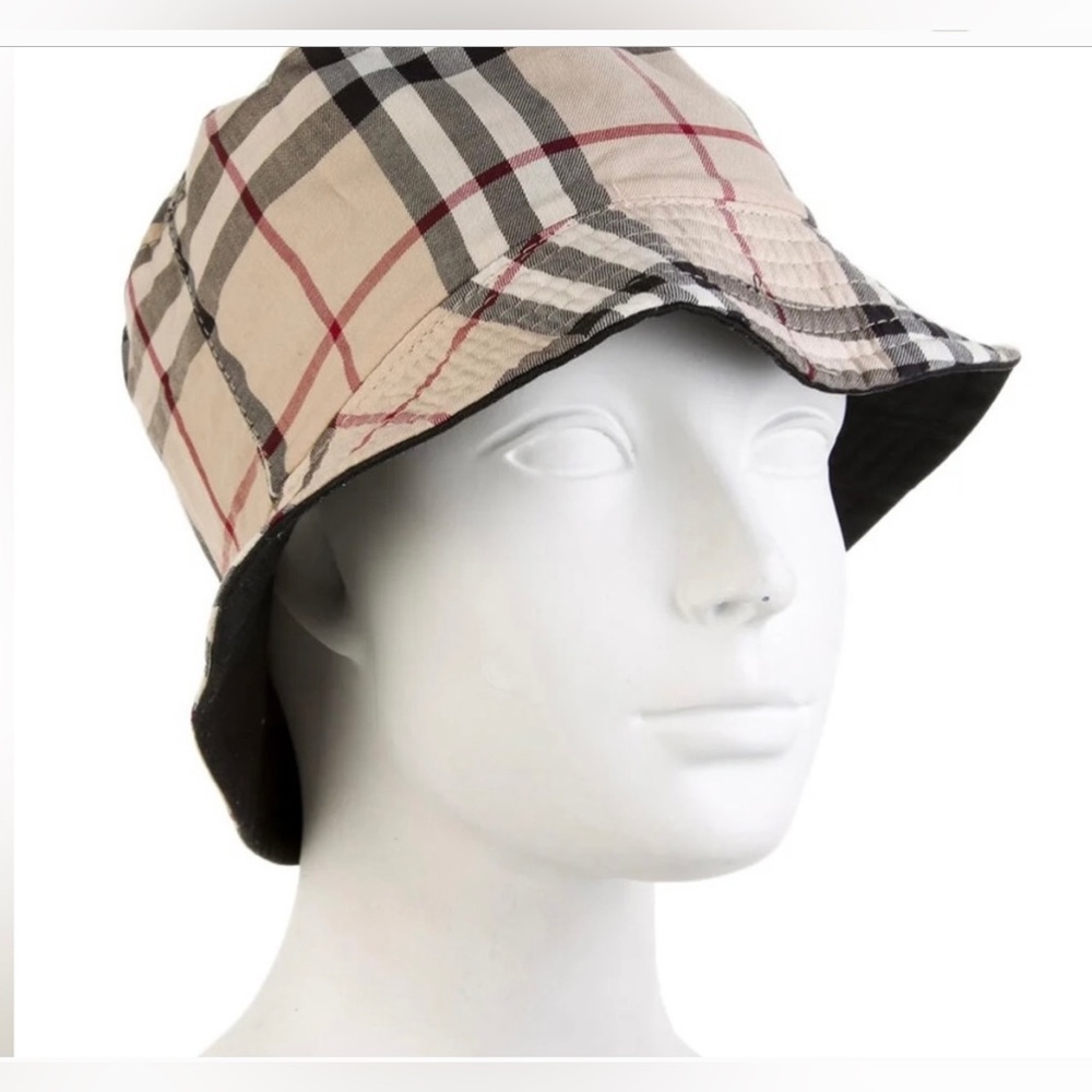 Burberry Beige Vintage Check Bucket Hat - Picture 3 of 11